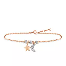 Браслет на ногу декоративный из золота 23611012