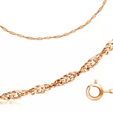 Браслет пустотелый из красного золота 100450227