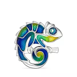 Брошь из серебра 04-1354/ЭМ46-00