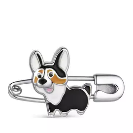 Брошь из серебра 04-1657/0ЭМ3-00