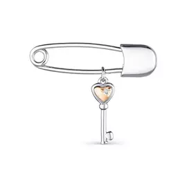 Брошь из серебра 04-1726/000Б-00