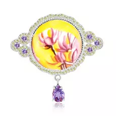 Брошь из серебра 05047324-01-6