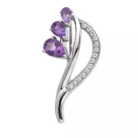 Брошь из серебра 31-1781-23-07