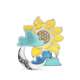 Брошь из серебра 5-069-7901