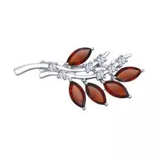 Брошь из серебра 92040010