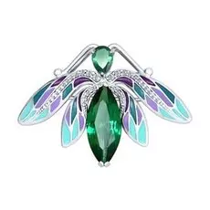 Брошь из серебра 92040051