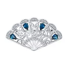 Брошь из серебра 92040053