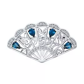 Брошь из серебра 92040053