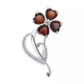 Брошь из серебра 92040083