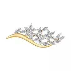 Брошь из серебра 93040019