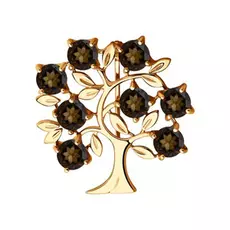 Брошь из серебра 93-340-00459-1