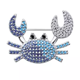 Брошь из серебра 94-140-00723-1