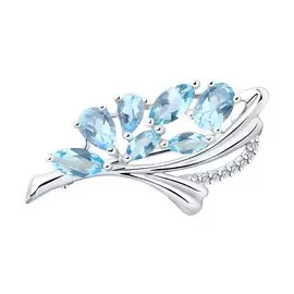 Брошь из серебра 94-340-00528-1