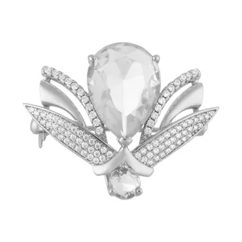 Брошь из серебра AB-Br00887-X-W-X-X-W