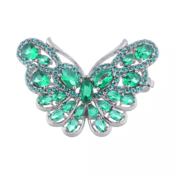 Брошь из серебра AB-Br886-1-X-W-X-X-EG