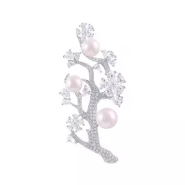 Брошь из серебра B008_BR_WM_001_WG