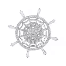 Брошь из серебра B031_BR_001_WG