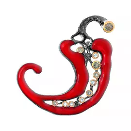 Брошь из серебра C00330_BRP_PD_ENAM_BJ