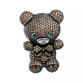 Брошь из серебра DM0559M_BR_001_WG