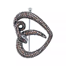 Брошь из серебра DM0626M_BRP_001_WG