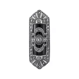 Брошь из серебра HB0150-ON_BRP_MZ_OX_WG