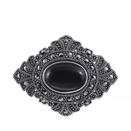 Брошь из серебра HB0547-ON_BRP_MZ_OX_WG