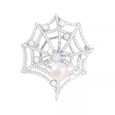 Брошь из серебра JS27-QS0044_BR_WM_001_WG