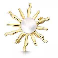 Брошь из серебра SAM179B-Y