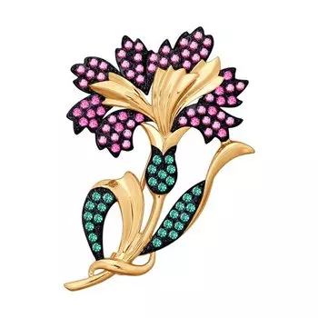 Брошь из золота 040230