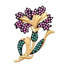 Брошь из золота 040230