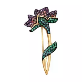 Брошь из золота 040233