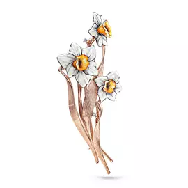 Брошь из золота 15-01118-1022