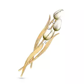 Брошь из золота 15-21003-1090