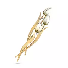 Брошь из золота 15-21003-1090