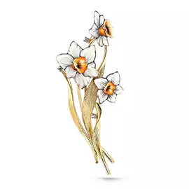 Брошь из золота 15-21118-1022