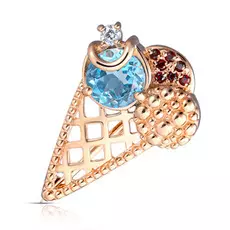 Брошь из золота 18615001000