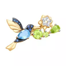 Брошь из золота 740203