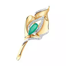 Брошь из золота 740253