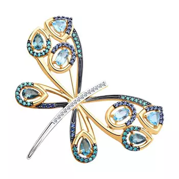 Брошь из золота 740298