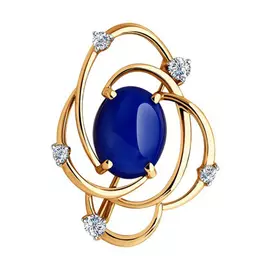 Брошь из золота 740333