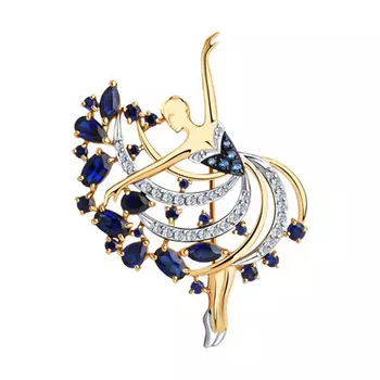 Брошь из золота 740334