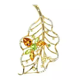 Брошь из золота AAP6966_BR_MC_YG