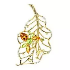 Брошь из золота AAP6966_BR_MC_YG