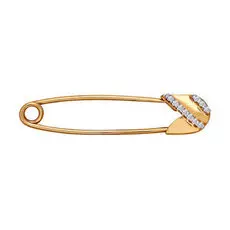 Булавка из золота 040157