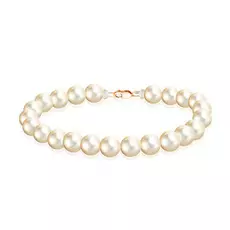 Бусы-Браслет из жемчуга с красным золотом БРЗ-1-775/20