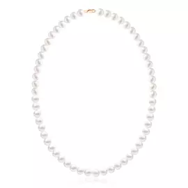 Бусы с жемчугом из золота БР3-1-657/