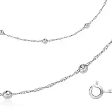 Цепь декоративная из серебра 62-357-