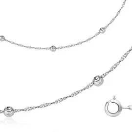 Цепь декоративная из серебра 62-357-