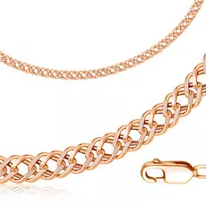 Цепь пустотелая из золота R01200501