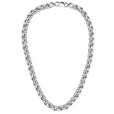 Цепь ручной работы из серебра 122-181к-